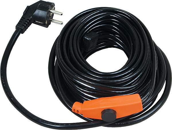Câble chauffant antigel 14 m avec thermostat, 230 V, câble